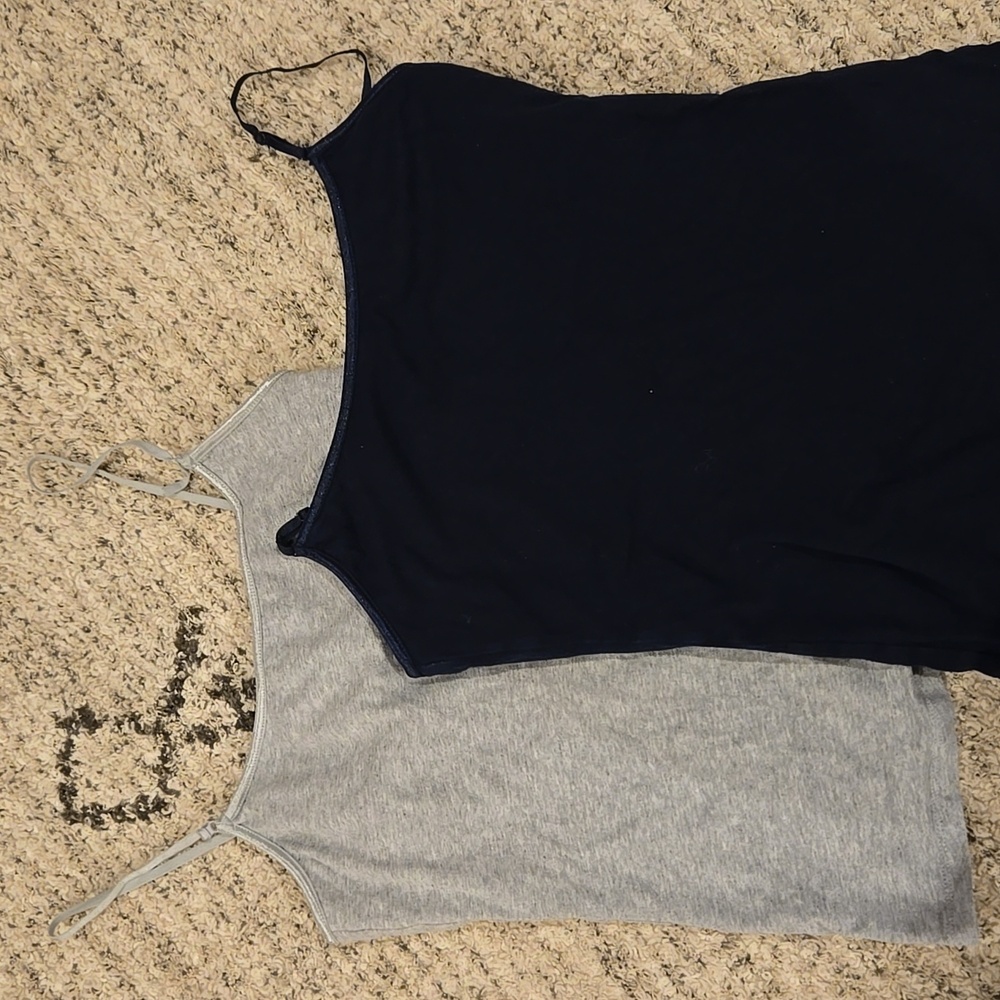 Bra camis cotton bundle black grey m